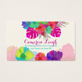 PixDezines bali kai/DIY achtergrond Visitekaartje