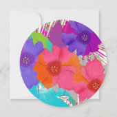 PixDezines bali kai/DIY background+fonts Kaart (Achterkant)