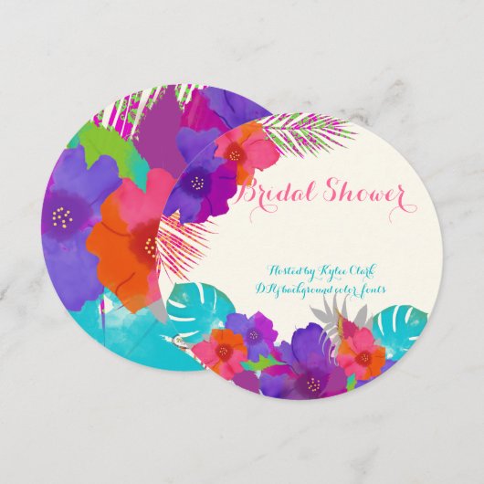 PixDezines bali kai/DIY background+fonts Kaart (Voorkant / Achterkant)