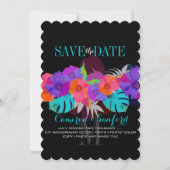 PixDezines bali kai/DIY background+fonts Save The Date (Voorkant)