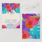 PixDezines bali kai/DIY background+fonts Visitekaartje (Voorkant / Achterkant)