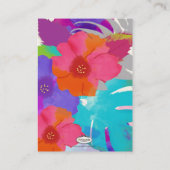 PixDezines bali kai/DIY background+fonts Visitekaartje (Achterkant)