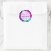 PixDezines bali kai/DIYachtergrond Ronde Sticker (Tas)