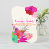 PixDezines bali kai/groen/roze/DIY Kaart (Staand voorkant)