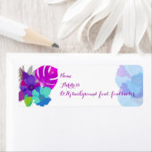 PixDezines bali kai/retouradres Etiket (Insitu)