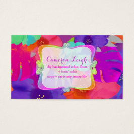 PixDezines bali kai/waterverf beïnvloedt Visitekaartjes