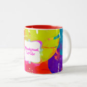 PixDezines balikai/diy achtergrond Tweekleurige Koffiemok (Voorkant rechts)