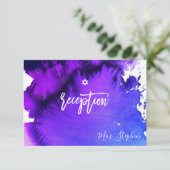 PixDezines Bar Mitzvah Celebration Kaarten ✡ Navy RSVP Kaartje (Staand voorkant)