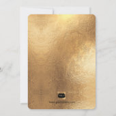 PixDezines Bar Mitzvah/Faux Gold Confetti Kaart (Achterkant)