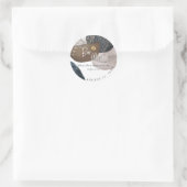 PixDEzines Bar Mitzvah, Waterverf Modern Abstract Ronde Sticker (Tas)