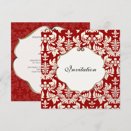 PixDezines Baronk 1 / Rood Kaart (Voorkant / Achterkant)