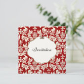 PixDezines Baroque 1 / Rood Kaart (Staand voorkant)