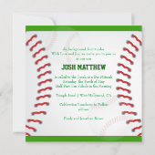 PixDezines ✡ Baseball Diamant/ Bar Mitzvah Kaart (Achterkant)