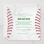PixDezines ✡ Baseball Diamant/ Bar Mitzvah Kaart (Achterkant)