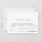 PixDezines Baseball Hartelijk dank, flatje Bedankkaart (Achterkant)