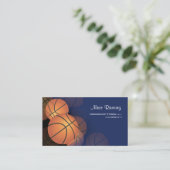 PixDezines Basketbal kaarten/DIY achtergrondkleure Visitekaartje (Staand voorkant)