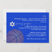✡ PixDezines Basketball Bar Mitzvah/DIY Color Kaart (Achterkant)