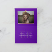 PixDezines Bat Mitzvah/Hartelijk dank/DIY-kleur Bedankkaart (Binnen)