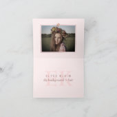 PixDezines Bat Mitzvah/Hartelijk dank/DIY-kleur Bedankkaart (Binnen)