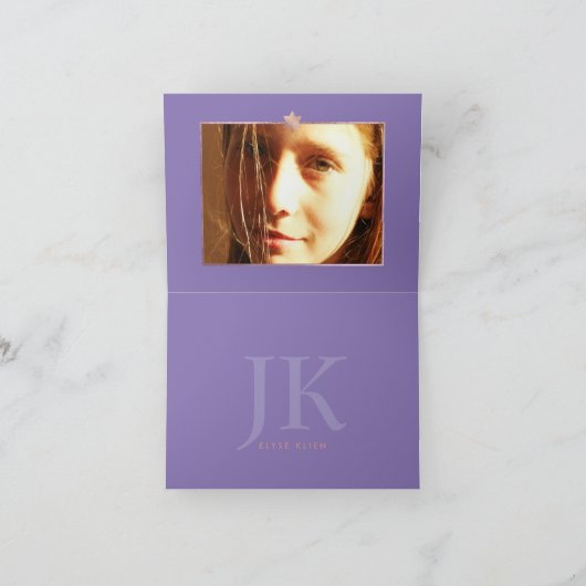 PixDezines Bat Mitzvah/Hartelijk dank/DIY-kleur Bedankkaart (Binnen)