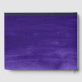 PixDezines Bat Mitzvah, Paarse Rozen Waterverf Gastenboek (Achterkant)