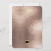 PixDezines Bat Mitzvah/Roos Gold/Confetti Kaart (Achterkant)