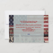 PixDezines BBQ, 4de juli uitnodigingen (Achterkant)