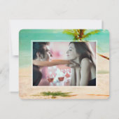 PixDezines Beach/Ocean/Palm Tree/Save the Date Save The Date (Achterkant)