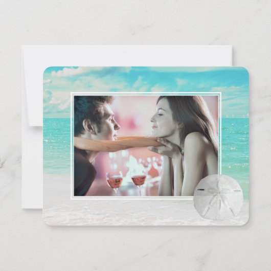 PixDezines Beach/Ocean/Starfish/Save the Date Save The Date (Achterkant)