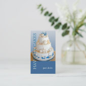 PixDezines Beach Trouwtaart/DIY achtergrond kleur Visitekaartje (Staand voorkant)