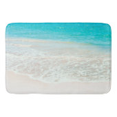 PixDezines Beach/Turquoise Blue Badmat (Voorkant)