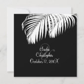 PixDezines Beach Wedding Invitations Kaart (Voorkant)