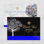 PixDezines bedankt, boom van het leven Bedankkaart (Voorkant / Achterkant)