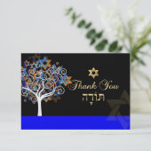PixDezines bedankt, boom van het leven Bedankkaart (Staand voorkant)