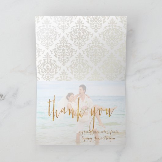 PixDezines bedankt je kaarten/faux goudblad (Binnen)