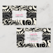 PixDezines Bellisimo Damask/DIY achtergrondkleur Visitekaartje (Voorkant / Achterkant)