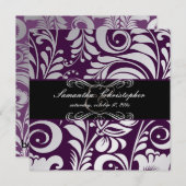 PixDezines Bellissimo Damask, Custom Color! Kaart (Voorkant / Achterkant)