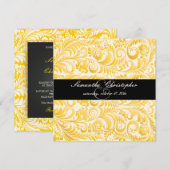 PixDezines Bellissimo  Damask Kaart (Voorkant / Achterkant)