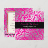 PixDezines Bellissimo  Damask Kaart (Voorkant / Achterkant)