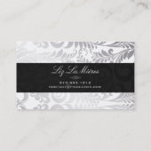 PixDezines Bellissimo Damask Visitekaartje (Achterkant)