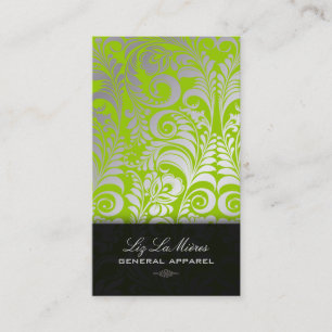 PixDezines Bellissimo Damask Visitekaartje