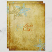 PixDezines Bericht in een Uitnodiging van het Wedd (Voorkant / Achterkant)