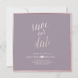 PixDezines BEWAAR DATUM|BLUSH PINK FUN SCRIPT Save The Date