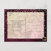 PixDezines Bewaar de datum/Blush Roze Confetti Aankondigingskaart (Achterkant)