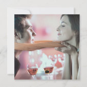 PixDezines Bewaar de datum Faux Roos Gold + Marble Save The Date (Achterkant)