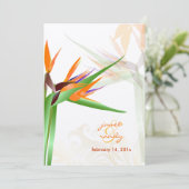 PixDezines BIRD van PARADISE/DIY Background Color Kaart (Staand voorkant)