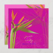 PixDezines BIRD van PARADISE/DIY Background Color Kaart (Voorkant / Achterkant)