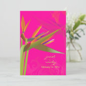 PixDezines BIRD van PARADISE/DIY Background Color Kaart (Staand voorkant)