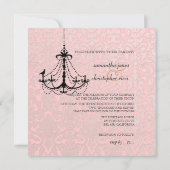 PixDezines Black Chandelier + Bird Kaart (Achterkant)