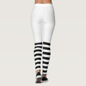 PixDezines Black Stripes/Verstelbare/DIY Achtergro Leggings (Achterkant)